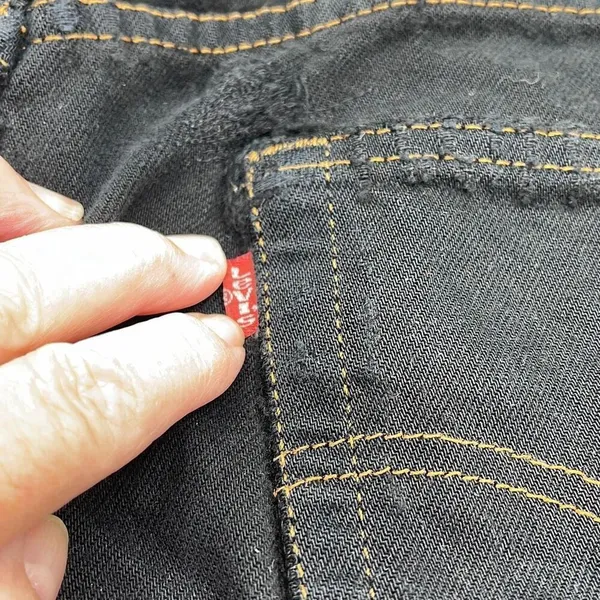 Vintage Levi’s Strauss size 30 destroyed cut shorts. - Image 5