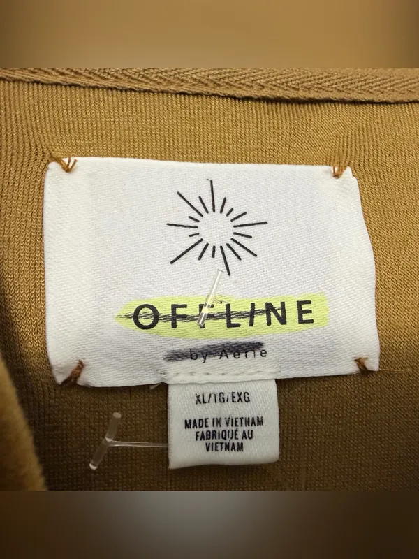 OFFLINE by Aerie Velour Full-Zip Hoodie jacket XL - Image 9