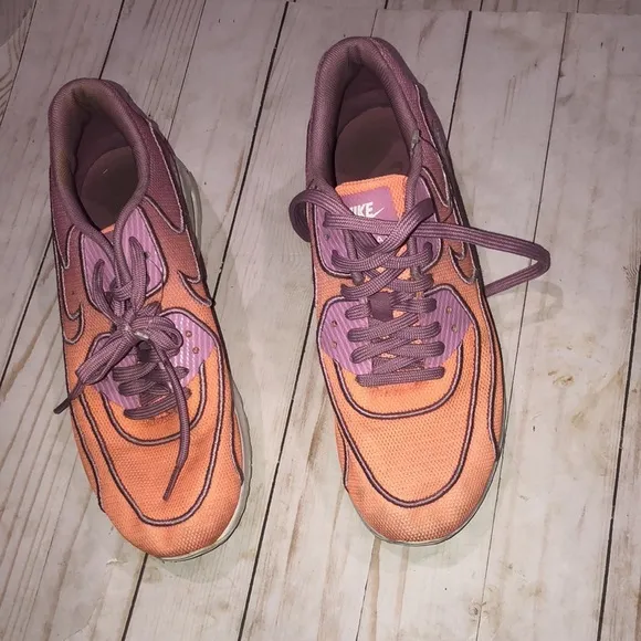 Nike air Max orange and purple ombré sneakers - Image 3