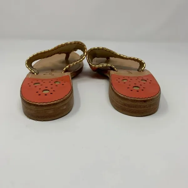 Jack Rogers Nantucket Flip‎ Flop Sandal Fire Coral - Image 5