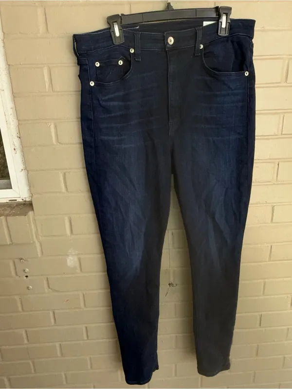 NWT rag & bone Nina straight high dark rise jeans 34 - Image 6