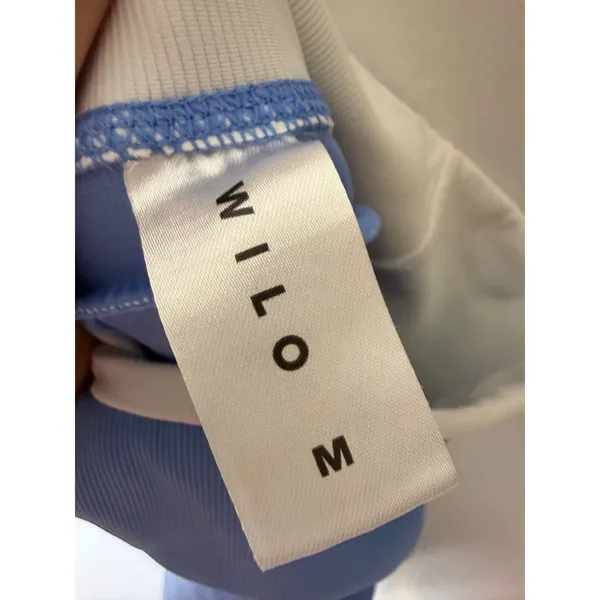 Wilo‎ powder blue white ribbed leggings Size medium - Image 5