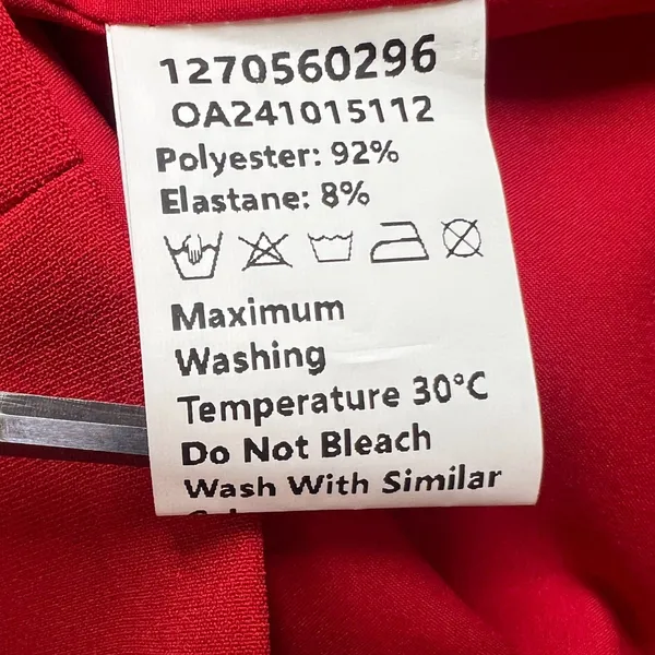 Commense Women’s Mock Neck Red Bell Sleeve Mini Dress Size Sm NWT Chic Y2K - Image 7