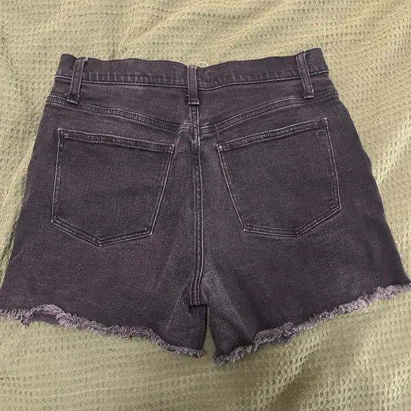 Madewell Black Denim Shorts - Image 2