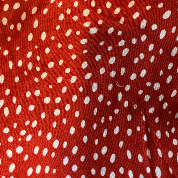 & Other Stories red and white polka dot wrap top blouse - Image 6