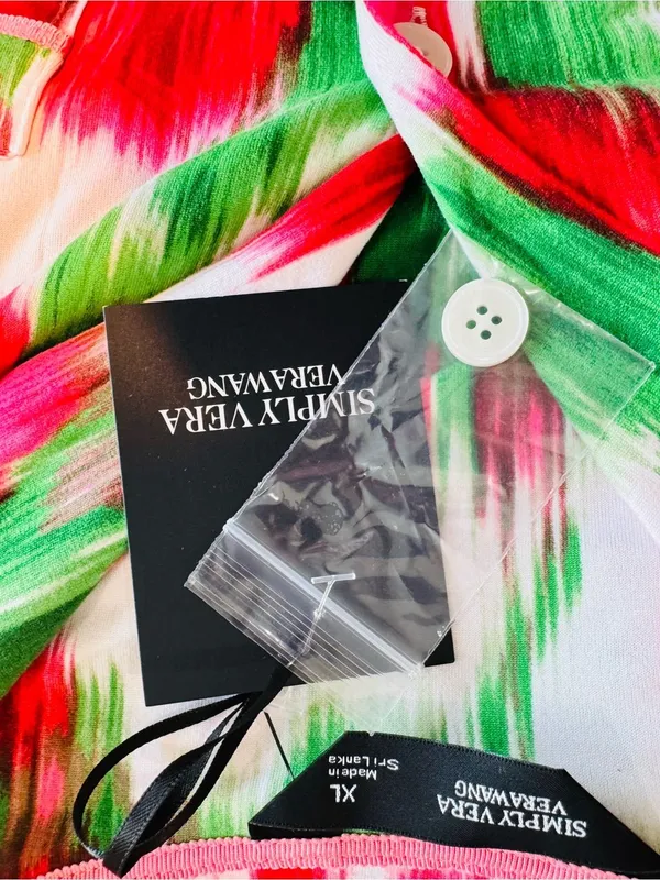 NWT Simply Vera Vera Wang Floral Pajama Set Long Sleeve Pants XL - Image 8