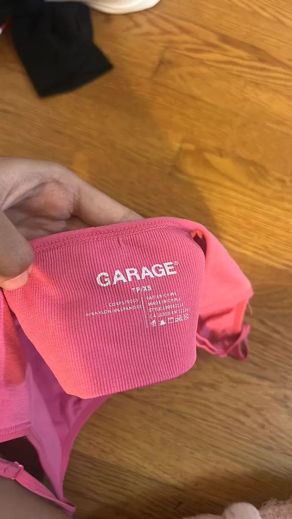 Garage Pink Tank Top Cropped  - Image 3