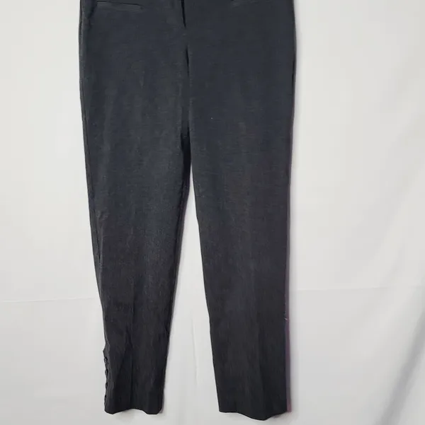 Express Editor gray work career slacks pants sz 2 - Image 2