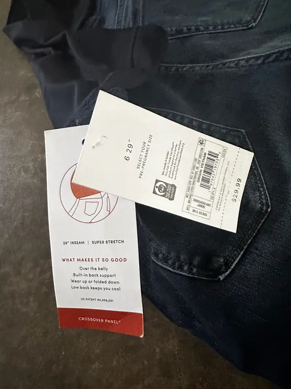 Over The Belly Skinny Maternity Jeans - Isabel Maternity byIngrid super stretch - Image 10