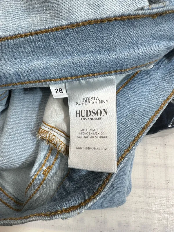 Hudson Krista Super Skinny Women's Light Blue Skinny Jeans size 28 Stretch Soft - Image 6