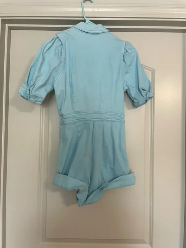 Blue Denim Romper - Image 4