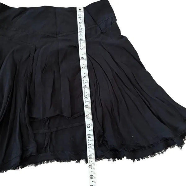 Free People Layered Mini Skirt Sz‎ 0 Black Whimsigoth Boho Chic - Image 5