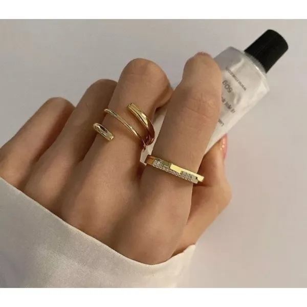 *NEW Coil‎ Ring Gold Plated Sterling Silver - Image 5