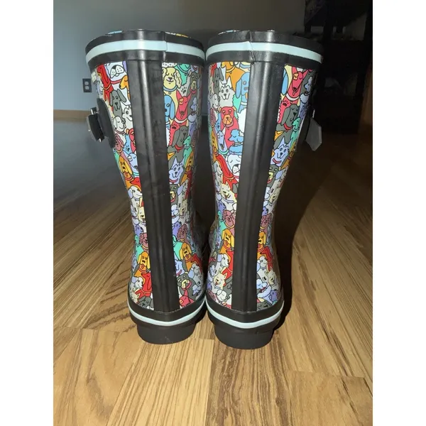 Skechers BOBs S 7 for Dogs Women's Raining Cats & Dogs Ankle Rain Boots - Image 4