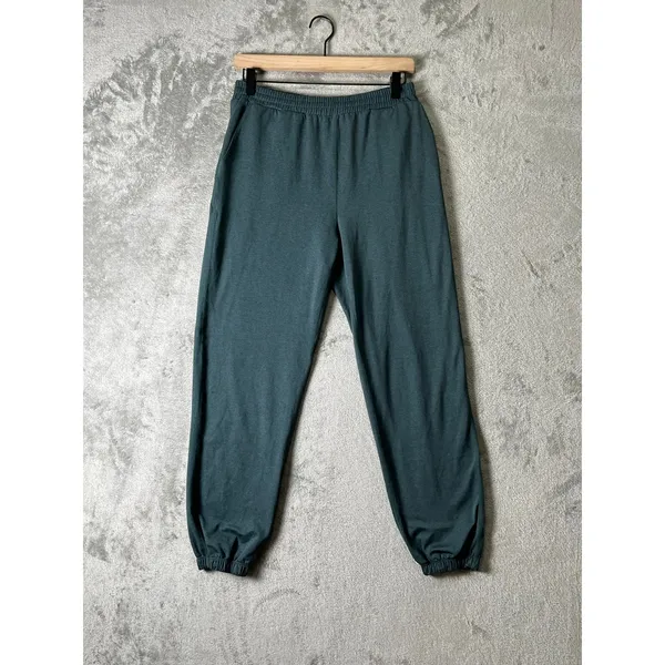 Vuori Boyfriend Jogger Pants Stone Heather Blue Size Small Athleisure - Image 2