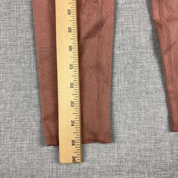 Fabletics Leggings Womens XS Brown SculptKnit High Rise 26in Inseam Yoga PantsX - Image 10