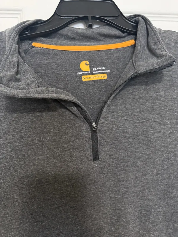 Carhartt Men's Slightly Fitted Quarter-Zip Pullover - Image 4