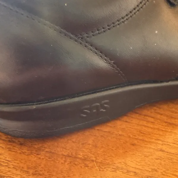 SAS Women's Size 11 M Black Leather Double Strap Hook Loop Walking Shoes EUC - Image 6
