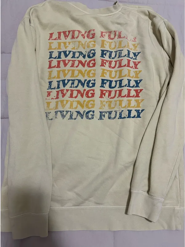 Yellow Living Fully Sweatshirt Size L - Image 2
