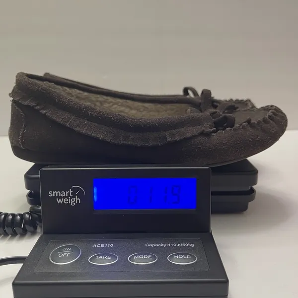 KENNETH‎ COLE REACTION Brown Suede Sherpa Comfort Flat Slipper Shoe Womens 8 - Image 11