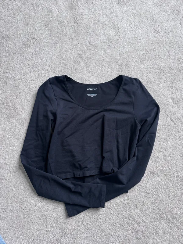 PacSun Contour Scoop Neck Top Long Sleeve - Image 2