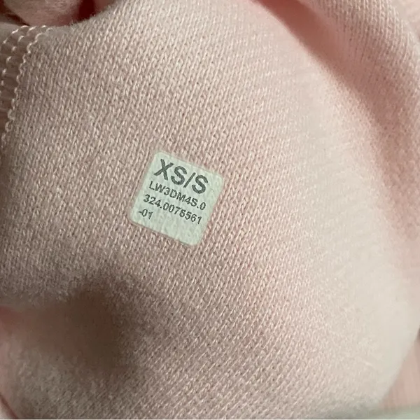 Lululemon Scuba Oversized Half Zip Hoodie Jacket Strawberry Milkshake Size XS S - Image 9