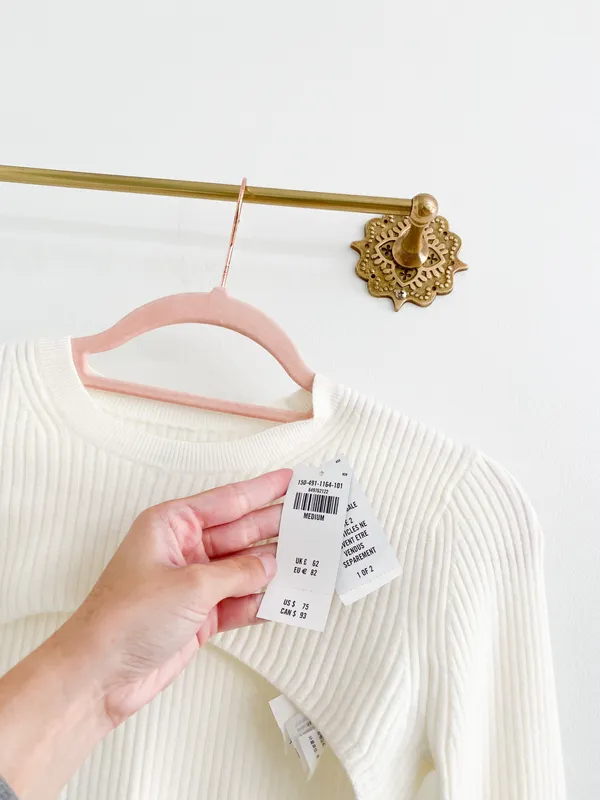 Abercrombie Cream Ribbed Ultra Crop Bolero Shrug Sweater - Image 4