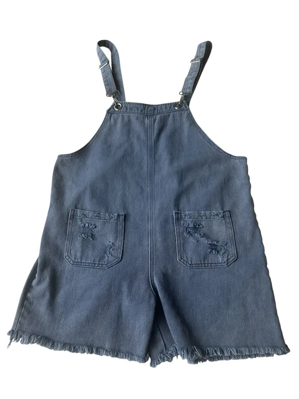 POL distressed Boho slouchy overalls - Image 2