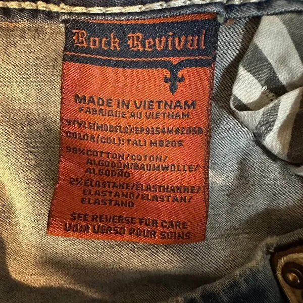 Rock Revival Jeans Size 31 Inseam 30 inches Tali Mid-Rise Bootcut - Image 14