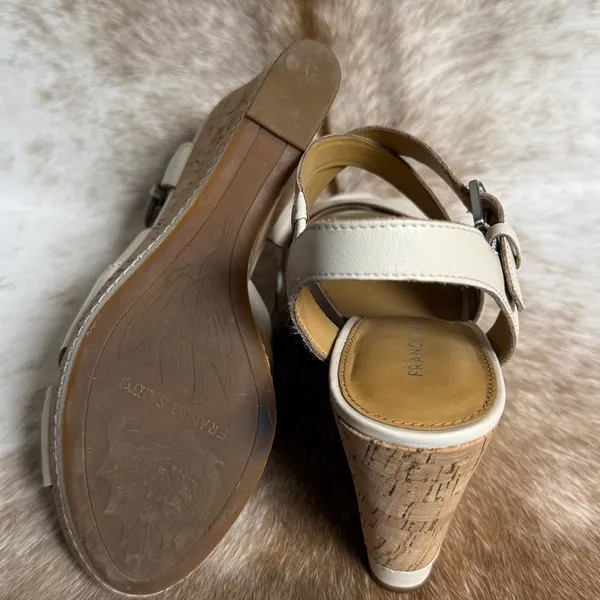 Franco Sarto Leather L-Shiver Platform‎ Sandal Size 9 B45 - Image 10