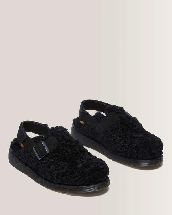 ✨ NWT Dr. Martens Jorge II WarmWair Fleece Slingback Mules - Black 🖤 (US W 8 / M 7 / EU 39) - Image 4