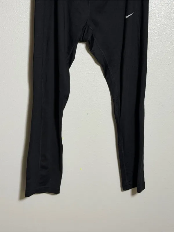 Nike Dri-Fit Women Black Athletic Performance‎ Capri Leggings size L - Image 3