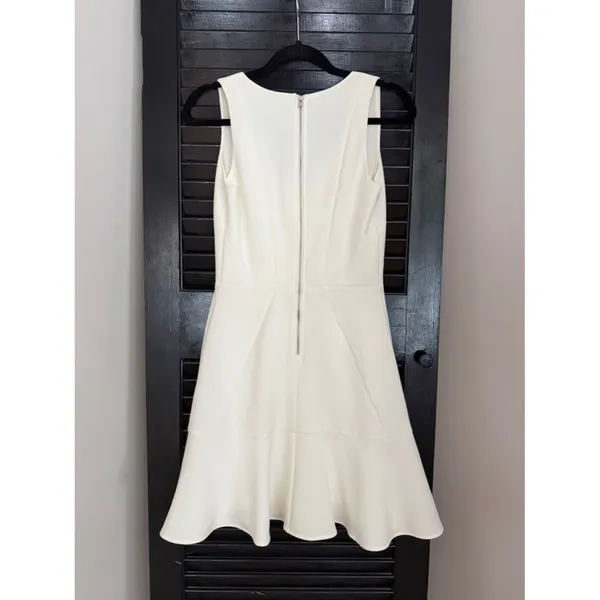 Aryn K Sugar High White Sleeveless Dress Size S Bride Bridal Wedding - Image 4