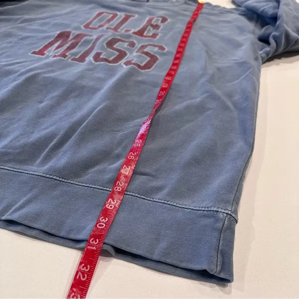 Ole Miss Comfort Colors Crewneck Pullover Size XXL - Image 4