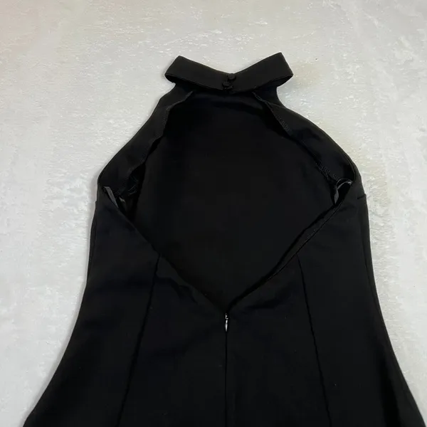 NEW Lulus Chic Masterpiece Black Backless Trumpet Hem Midi Dress Size M LBD Glam - Image 7