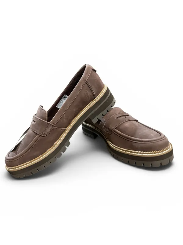 TOMS Cara Lug Sole Penny Loafers – Oak Brown Leather – Women’s Size 8 NWT No Box - Image 12