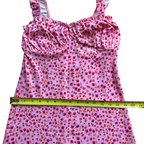 Commense Pink and White Spaghetti Strap Bodycon‎ Dress - Image 5