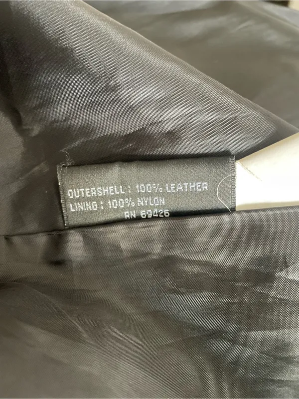 Wilsons Leather 90s Y2K Pelle Studio Black Sleek Jacket Medium - Image 3
