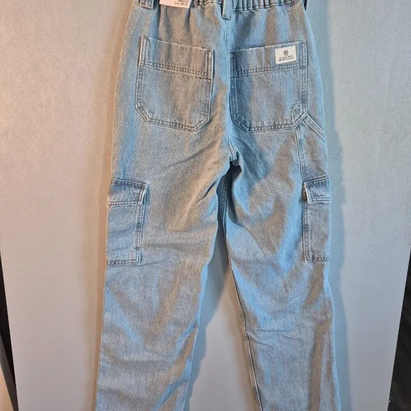 BDG Womens Cargo Jeans Light Wash Skate Utility Denim 26W 32L - Image 2
