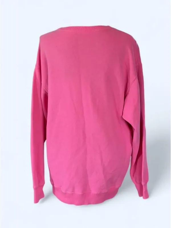 Hollister Y2K Pink Oversized Crewneck Pullover Logo Sweatshirt size small 💗 - Image 4
