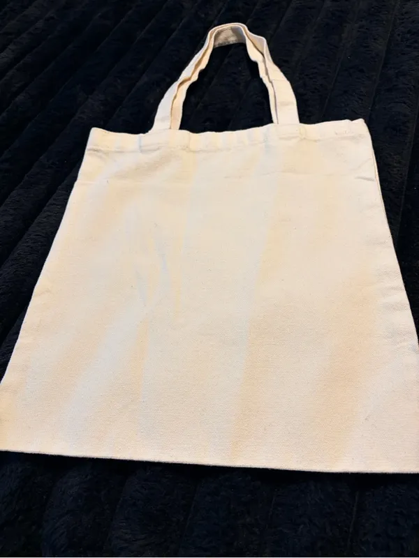 Canvas Tote Bag with Steamboat Willie Print - White - Image 3