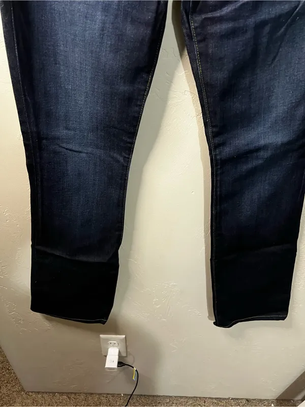 Joe’s Jeans Starlet Slim Mini Bootcut Victoria Wash Dark Denim Jeans - Image 4