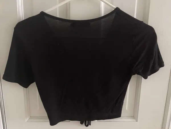 Black Ruched Top - Image 2