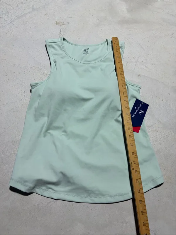 Reebok NWT mastermind bra tank top medium impact sea foam large MSRP$40 - Image 4