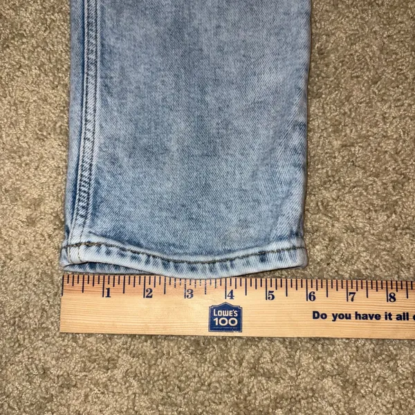 All Saints Imogen High-Rise slim straight Jeans Light Wash Distressed Size‎ 27 - Image 8
