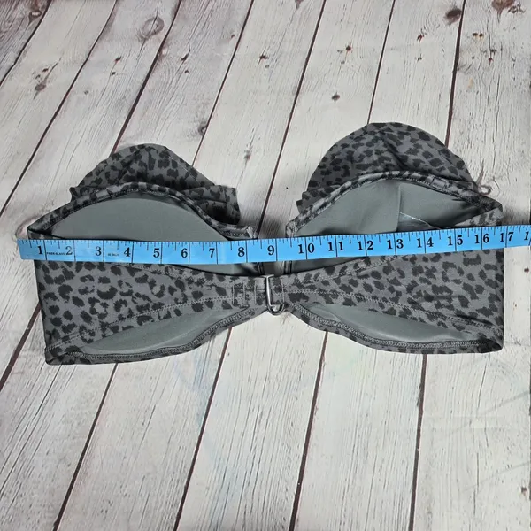 Aerie Animal Print Bandeau Bikini Top XL NWT‎ - Image 7
