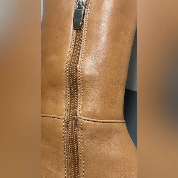 STEVE MADDEN Adelina Caramel Leather Boots - Image 9