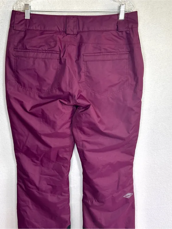 Columbia Omni Tech Snow Pants Womens L Purple Omni Heat Waterproof Breathable - Image 6