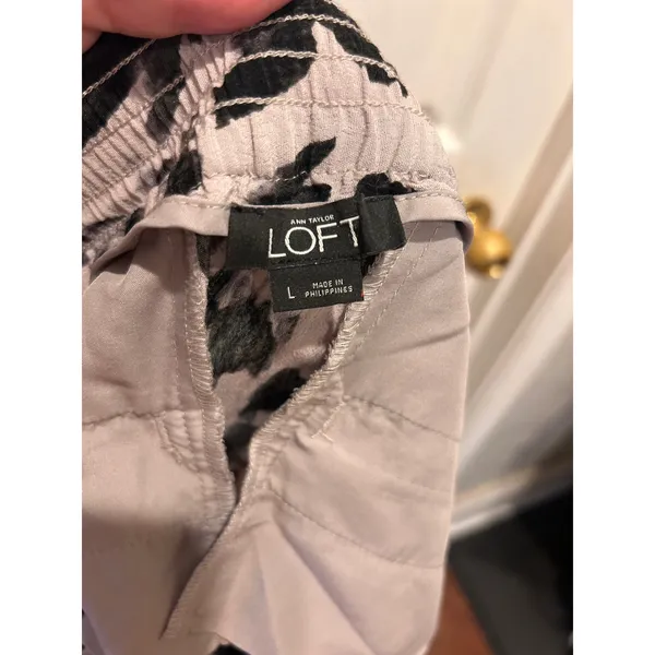 Ann‎ Taylor LOFT Womens Pants Size L Leopard Print Animal Print Casual - Image 7
