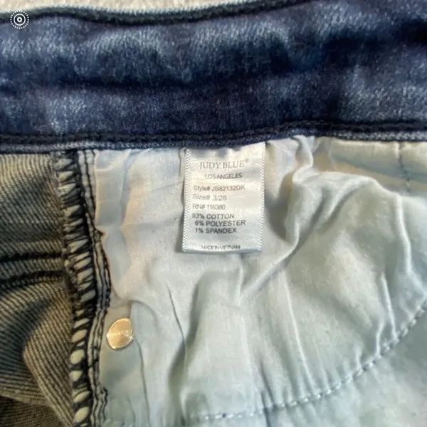 Judy Blue Skinny Jeans Women's 3/26 Dark Wash Stretch Denim Casual Classic EUC - Image 9